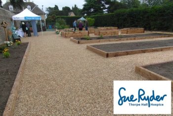 Sue Ryder Thorpe Hall use Nidagravel Grids for wheelchair friendly surface