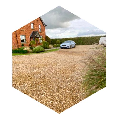 New Gravel Grid Driveway Surface