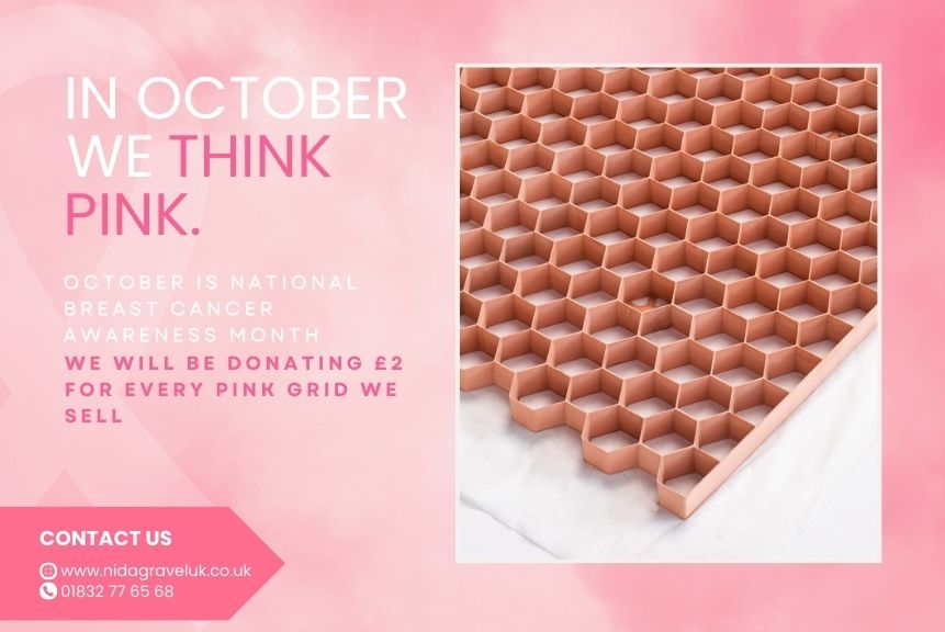 The Pink Gravel Grid for Breast Cancer Awareness